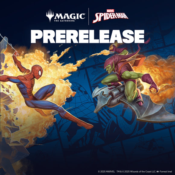 Magic The Gathering Spiderman pre-release 20th September 2025