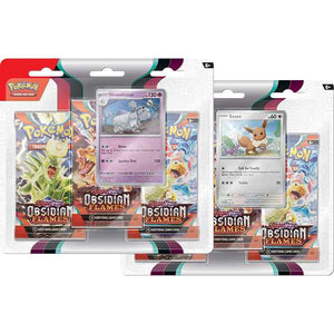 Pokémon TCG Scarlet & Violet Obsidian Flames 3-pack blister