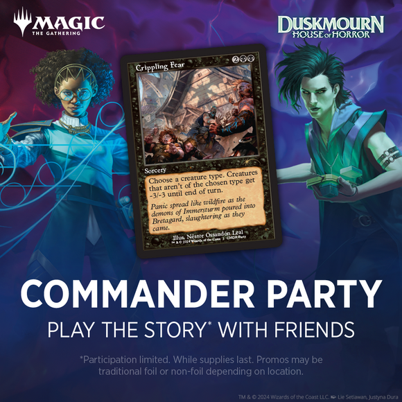 Rollplay's Duskmourn Commander party 5th Oct 2024