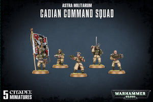 Astra Militarum: Cadian Command Squad