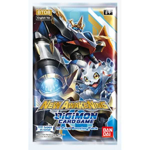 Digimon Card Game: New Awakening Booster Pack  (BT08)