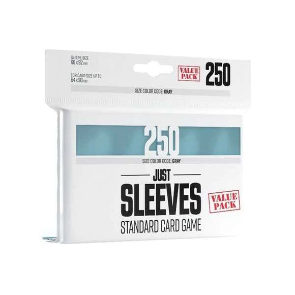 Gamegenic Just Sleeves: Standard Card Game Value Pack: Clear (250)