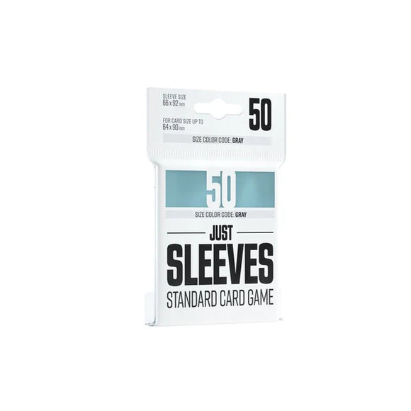 Gamegenic Just Sleeves: Standard Card Game Sleeves Clear (50)